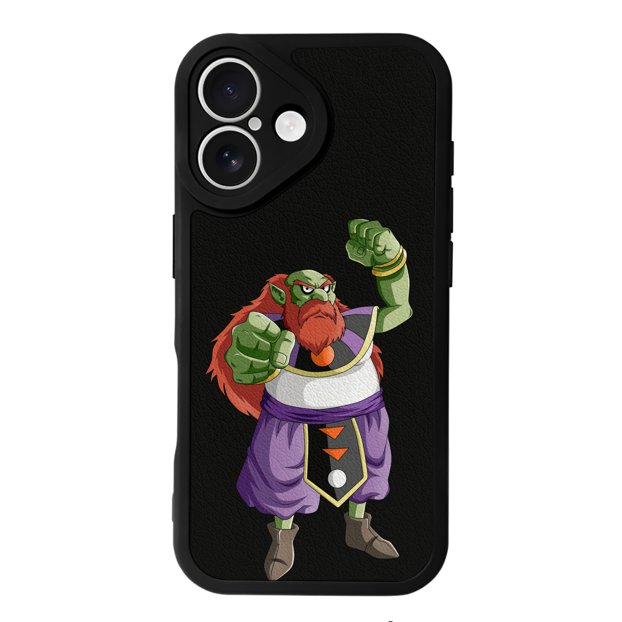（画像用） ドラゴンボール DRAGON BALL 【iPhone 16シリーズ対応】シリコンスマホケース（レザー調） 材質：シリコン
